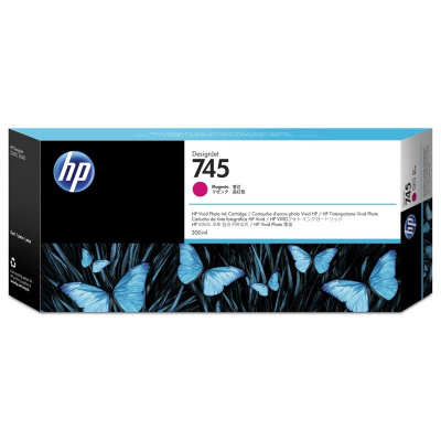 HP 745 F9K01A bíborvörös (magenta) eredeti tintapatron