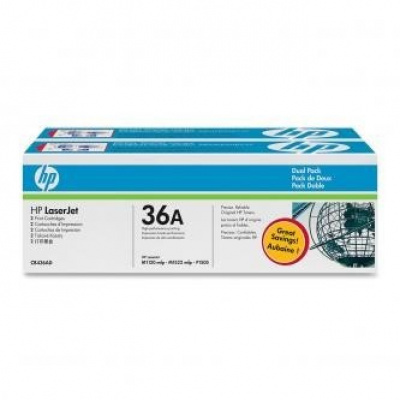 HP 36A CB436AD dualpack fekete (black) eredeti toner