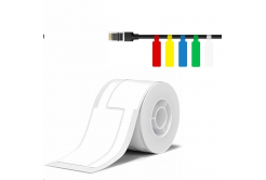 Niimbot 1EA01174501, 25x76mm, 200db, fehér önragasztó címkék kábelekhez