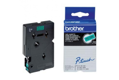 Brother TC-791, 9mm x 7,7m, fekete nyomtatás / zöld alapon, eredeti szalag