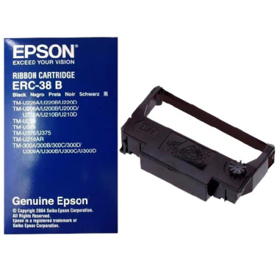 Epson ERC 38 C43S015374, fekete, eredeti festékszalag