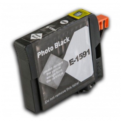 Epson T1591 foto fekete (photo black) kompatibilis tintapatron