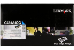 Lexmark C734A1CG cián (cyan) eredeti toner