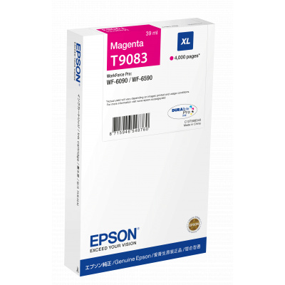 Epson T9083 XL C13T90834N bíborvörös (magenta) eredeti tintapatron