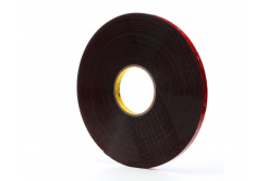 3M VHB 5952-F, 12 mm x 33 m, fekete kétoldalas akril ragasztószalag, 1,1 mm