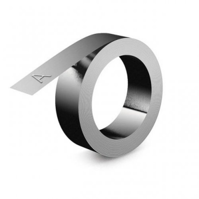 Dymo 32500, S0720170, 12mm x 6, 4m, acél, utángyártott nem öntapadós szalag