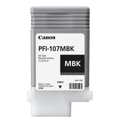 Canon PFI-107MBK, 6704B001 matt fekete (matte black) eredeti tintapatron