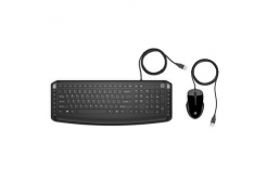 HP HP 200 multipack billentyűzet wired (USB) CZ, fekete s optickou egér, klasszikus