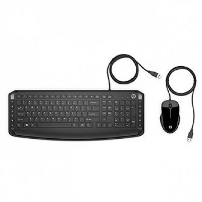 HP HP 200 multipack billentyűzet wired (USB) CZ, fekete s optickou egér, klasszikus
