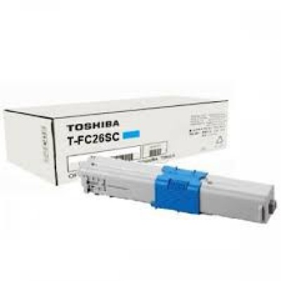 Toshiba TFC26SC, 6B000000557 cián (cyan) eredeti toner