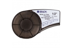 Brady M21-500-430-WT-CL / 139747, poliészter szalag, 12.70 mm x 6.40 m