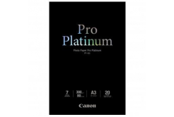 Canon Photo Paper Pro Platinum, fotópapírok, fényes, fehér, A3, 300 g/m2, 20 db, PT-101 A3, inkou
