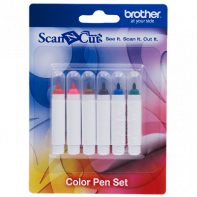 Brother CAPEN1 ScanNCut, 6 színes tollakból álló készlet