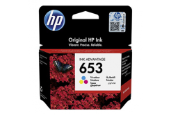 HP eredeti tintapatron 3YM74AE, HP 653, Tri-colour, HP