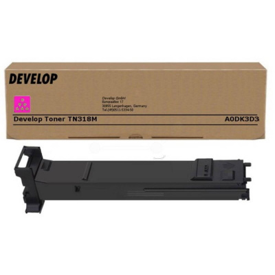 Develop TN-318M A0DK3D3 bíborvörös (magenta) eredeti toner