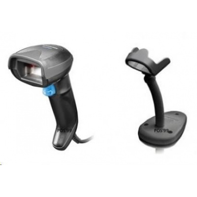 Datalogic GD4520-BKK1S Gryphon I GD4520, 2D, USB, kit (USB), black, állvány