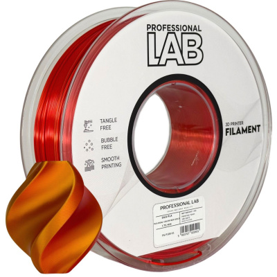 Silk PLA Dual Color red gold | Prof. Lab