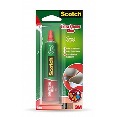 3M Scotch Extra erős átlátszó ragasztó (3030C12), tubus 30 ml