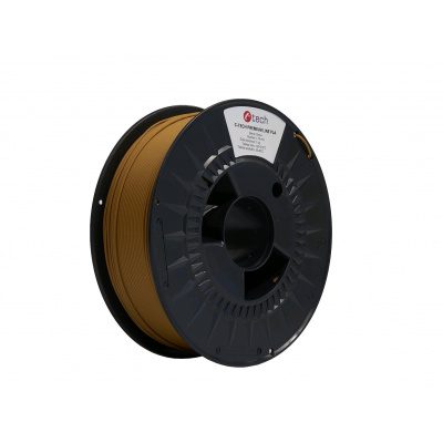 C-Tech 3DF-P-PLA1.75-WD 3D filament, PREMIUM LINE, PLA, 1,75mm, 1000g, Fa (Brown)