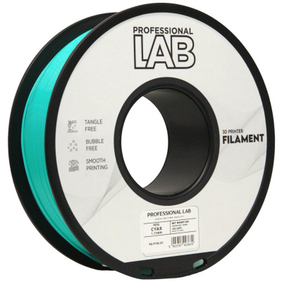Professional Lab FG-P196-E1, 3D filament, PETG, 1,75mm, 1000g, Azúrkék (cián)