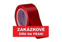 3M 471 jelölő PVC ragasztószalag, kopásálló, piros 19 mm x 33 m