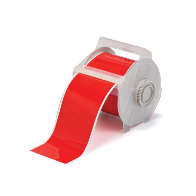 Brady GlobalMark Vinyl B595 RED 100MM / 113119, címkék, GlobalMark Indoor/Outdoor Vinyl Tape, 100.00 mm x 30 m