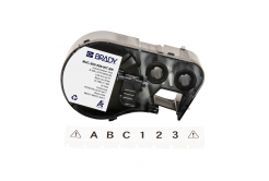 Brady M4C-500-595-WT-BK / 170818, 12.70 mm x 7.62 m, vinil, fekete nyomtatás / fehér alapon