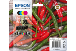 Epson 503XL T09R640 C13T09R64010 színes (CMYK) multipack eredeti patronok