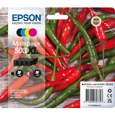 Epson 503XL T09R640 C13T09R64010 színes (CMYK) multipack eredeti patronok