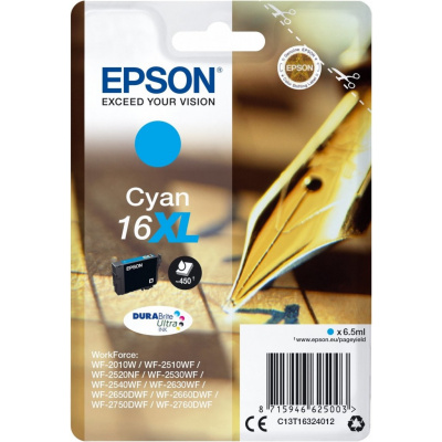 Epson 16XL C13T16324012 cián (cyan) eredeti tintapatron