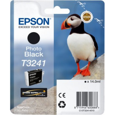 Epson T32414010 foto fekete (photo black) eredeti tintapatron