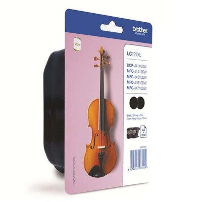 Brother LC-127XLBK 2 db fekete (black) eredeti tintapatron