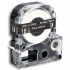Epson LK-5BWV, SD18KW, C53S655014, 18mm x 9m, fehér nyomtatás / fekete alapon, kompatibilis szalag