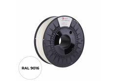 C-Tech 3DF-P-PETG1.75-9016 3D filament, PREMIUM LINE, PETG, közlekedési fehér, RAL9016, 1,75mm, 1kg