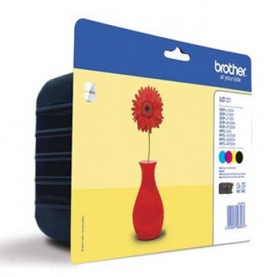 Brother LC-121VALBP multipack eredeti tintapatron