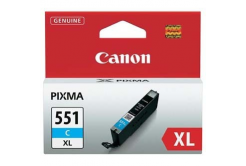 Canon CLI-551XLC cián (cyan) eredeti tintapatron