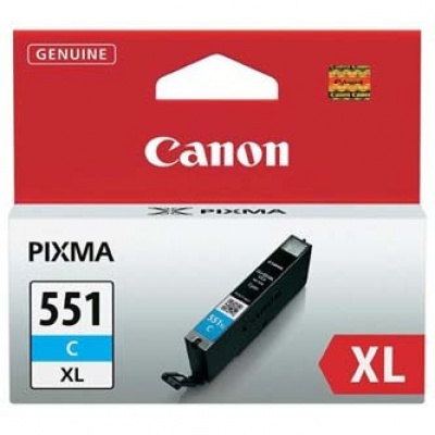 Canon CLI-551XLC cián (cyan) eredeti tintapatron