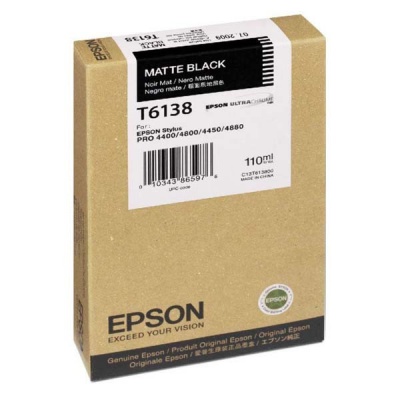 Epson C13T613800 matt fekete (matte black) eredeti tintapatron