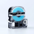 Epson LK-6WBA11 / SU11W, 11 mm x 2,5 m, fekete nyomtatás / fehér háttér, zsugorodó kompatibilis szalag