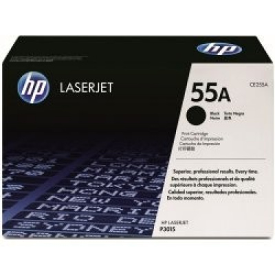 HP 55A CE255A fekete (black) eredeti toner