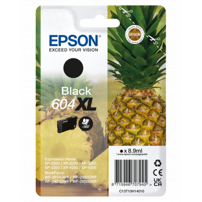 Epson 604XL T10H140 C13T10H14010 fekete (black) eredeti tintapatron