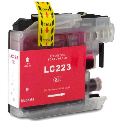Brother LC-223XL bíborvörös (magenta) kompatibilis tintapatron