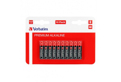 Verbatim 49874 alkáli elem AAA (LR03), AAA, 1.5V, blister, 10 db