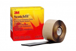 3M Scotchfil Elektromos szigetelő masztix szalag, fekete, tl. 3,1 mm, 38 mm x 1,5 m