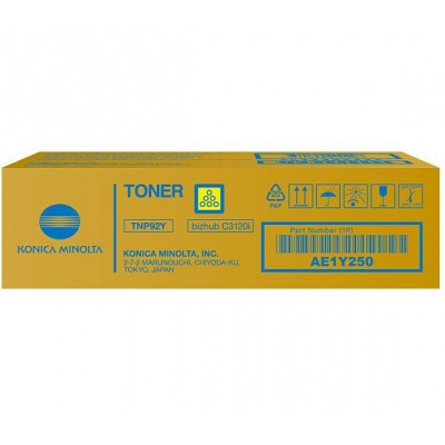 Konica Minolta TNP-92Y AE1Y250 sárga (yellow) eredeti toner