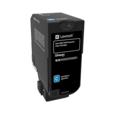 Lexmark 84C2HCE cián (cyan) eredeti toner