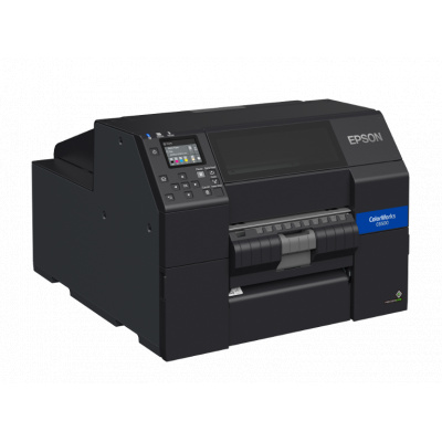 Epson ColorWorks C6500Pe (mk) C31CH77202MK, színes címkenyomtató, peeler, disp., USB, Ethernet, black