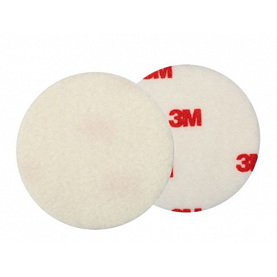 3M Finesse-it™ polírozó korong, filc, fehér, átmérő 125 mm (09358)