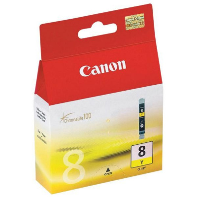 Canon CLI-8Y, 0623B001 sárga (yellow) eredeti tintapatron