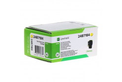 Lexmark 24B7184 sárga (yellow) eredeti toner